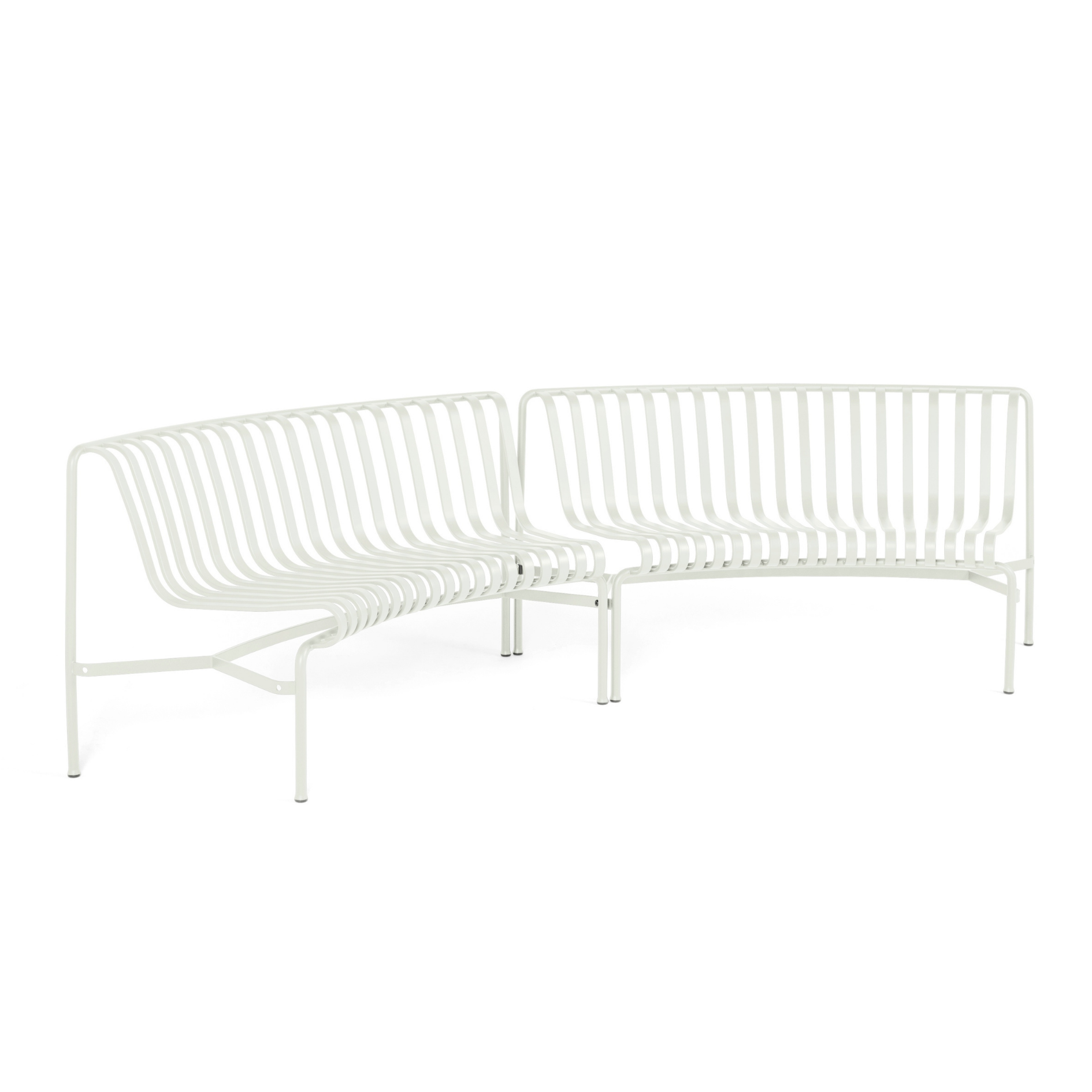 HAY Palissade Park Dining Bench IN/IN - Set of 2