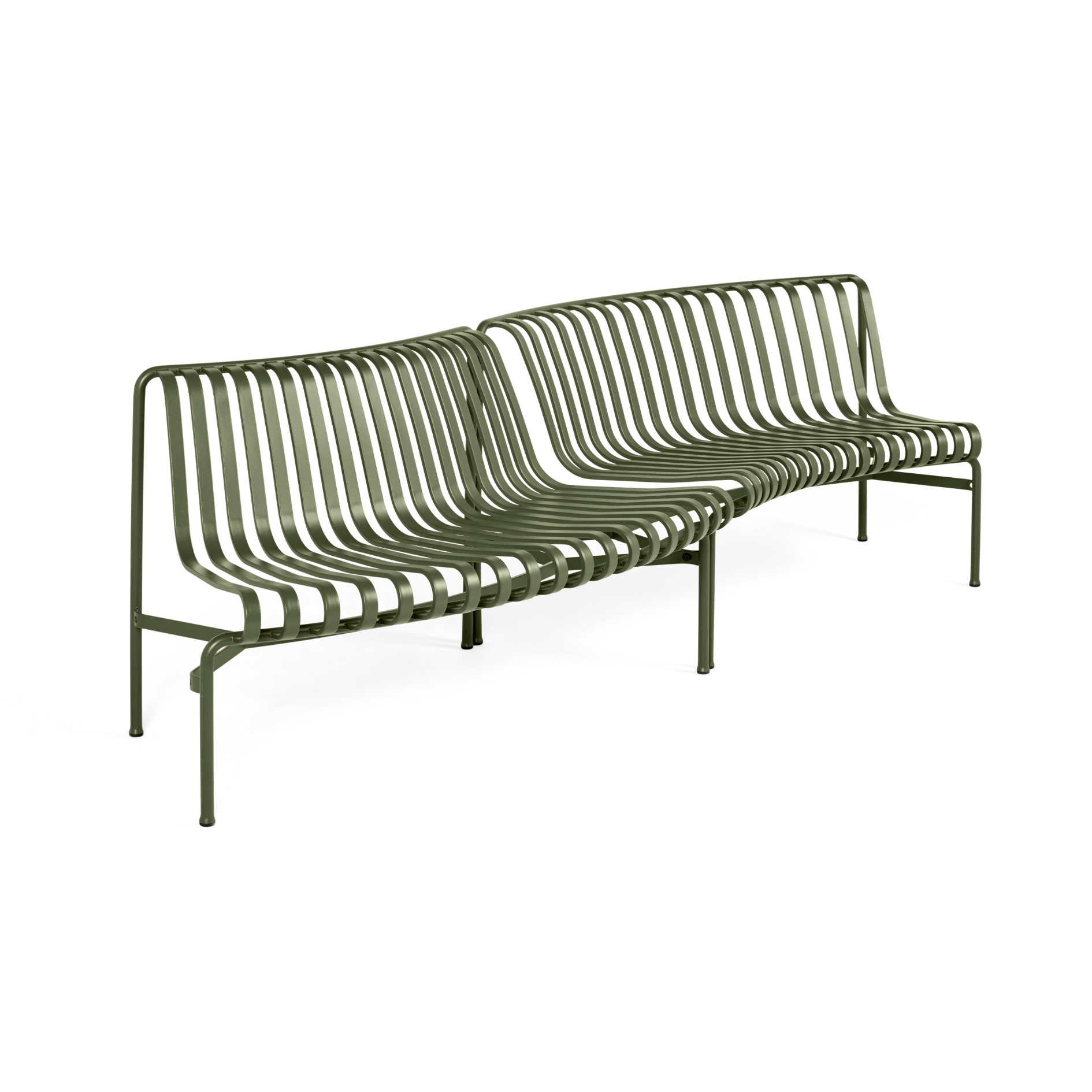HAY Palissade Park Dining Bench IN/OUT - Set of 2