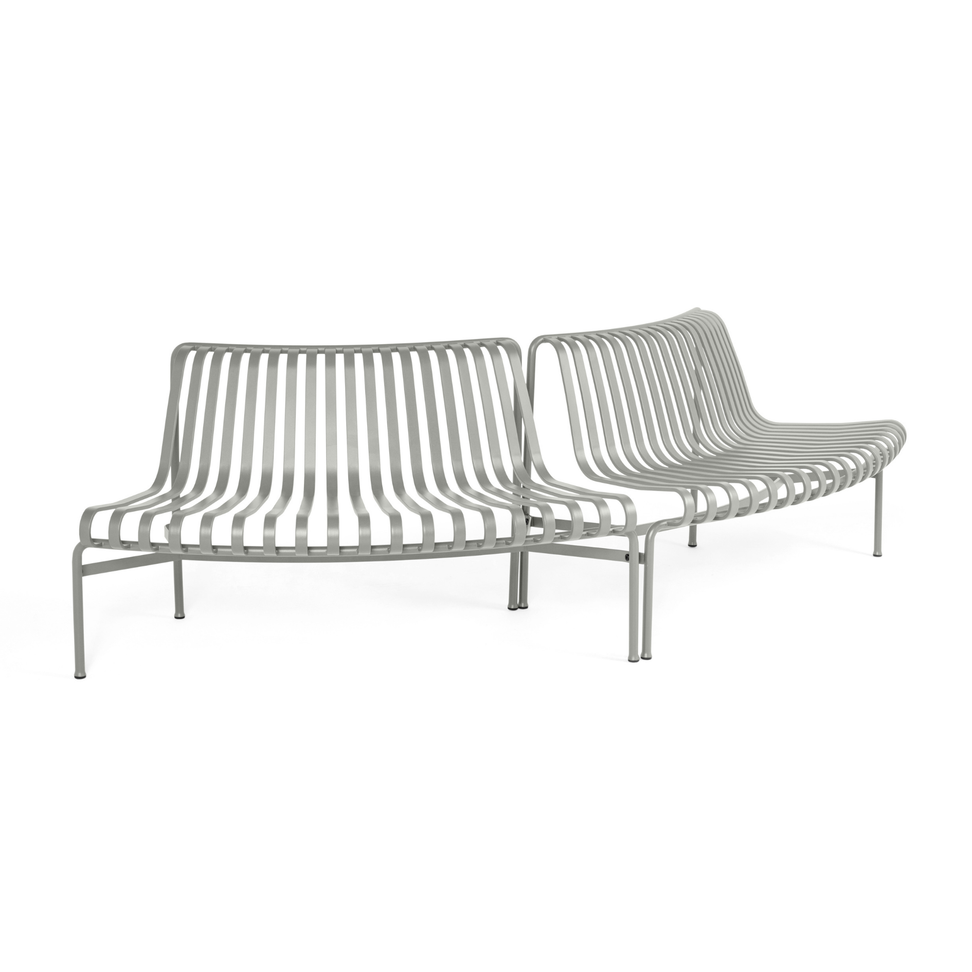 HAY Palissade Park Dining Bench OUT/OUT - Set of 2