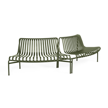 HAY Palissade Park Dining Bench OUT/OUT - Set of 2