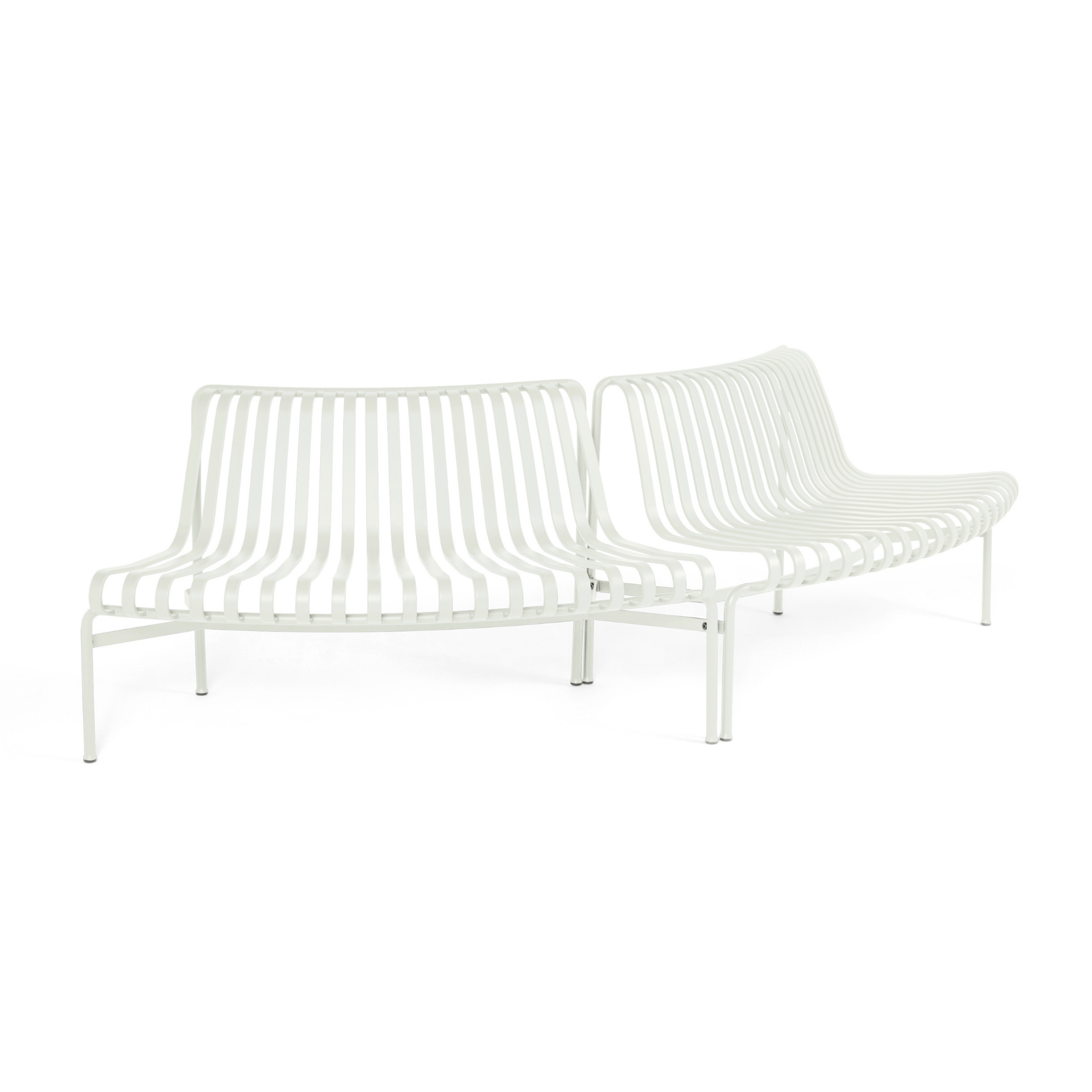HAY Palissade Park Dining Bench OUT/OUT - Set of 2