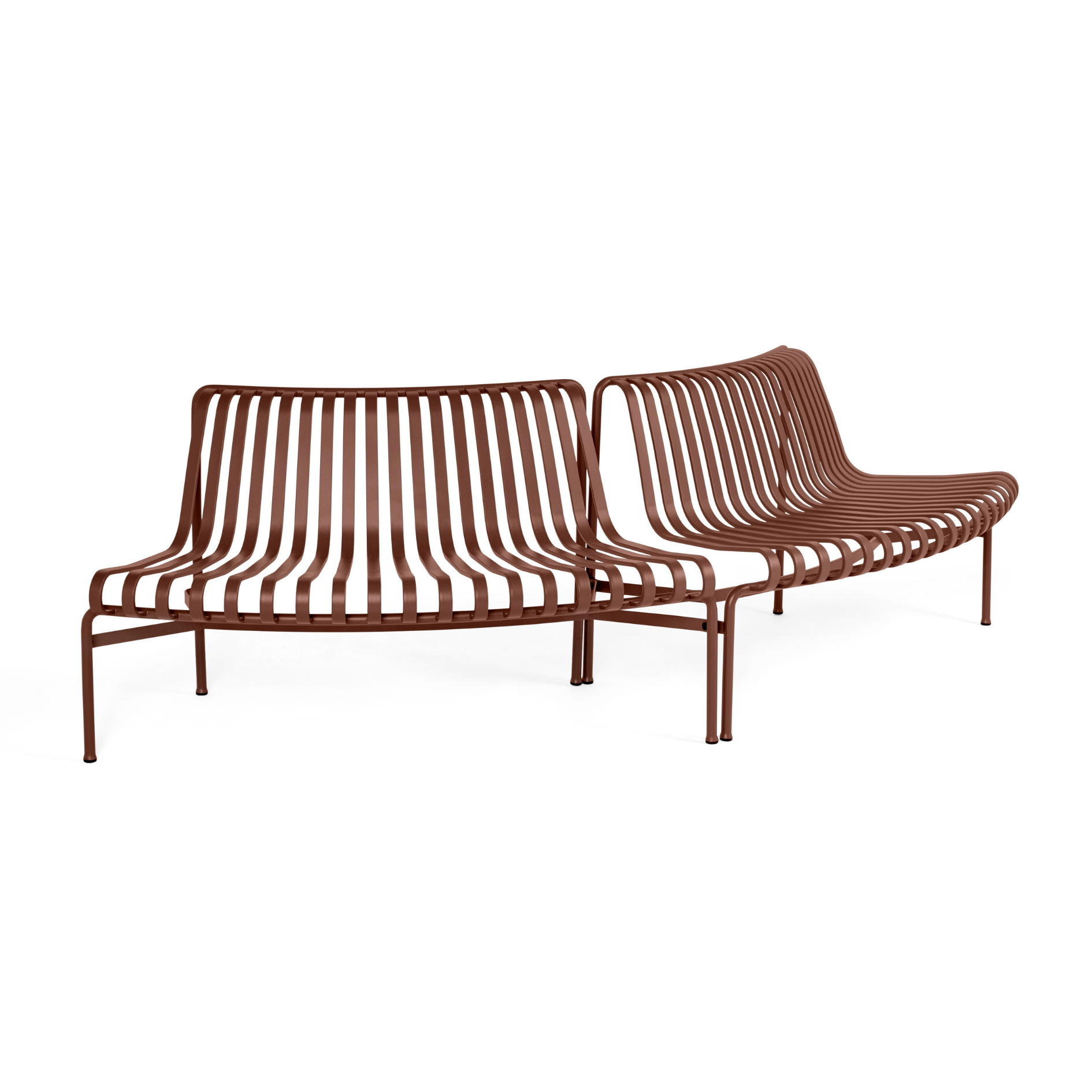 HAY Palissade Park Dining Bench OUT/OUT - Set of 2