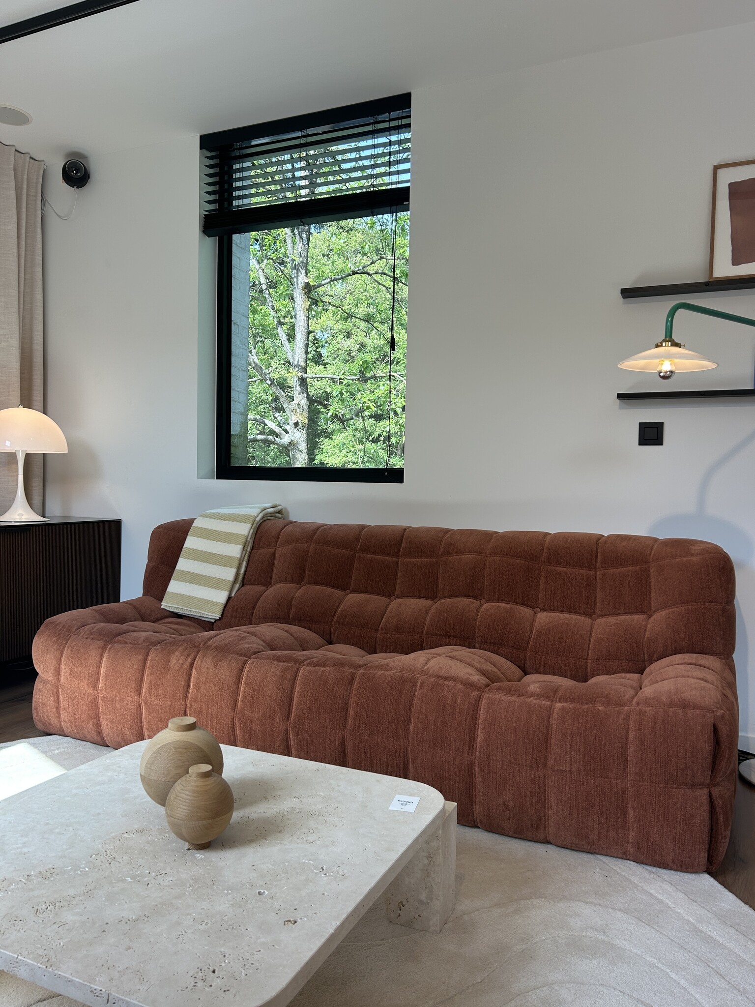 Ligne Roset Kashima Large 3-zit - Lhuis Terracotta