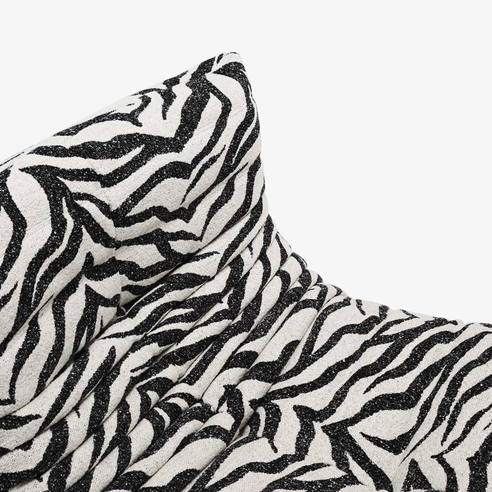 Ligne Roset Togo 1-zit fauteuil - Tablu Zebra (0152) - LIMITED EDITION