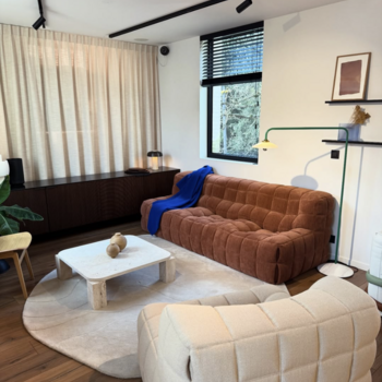 Ligne Roset Kashima Large 3-zit - Lhuis Terracotta
