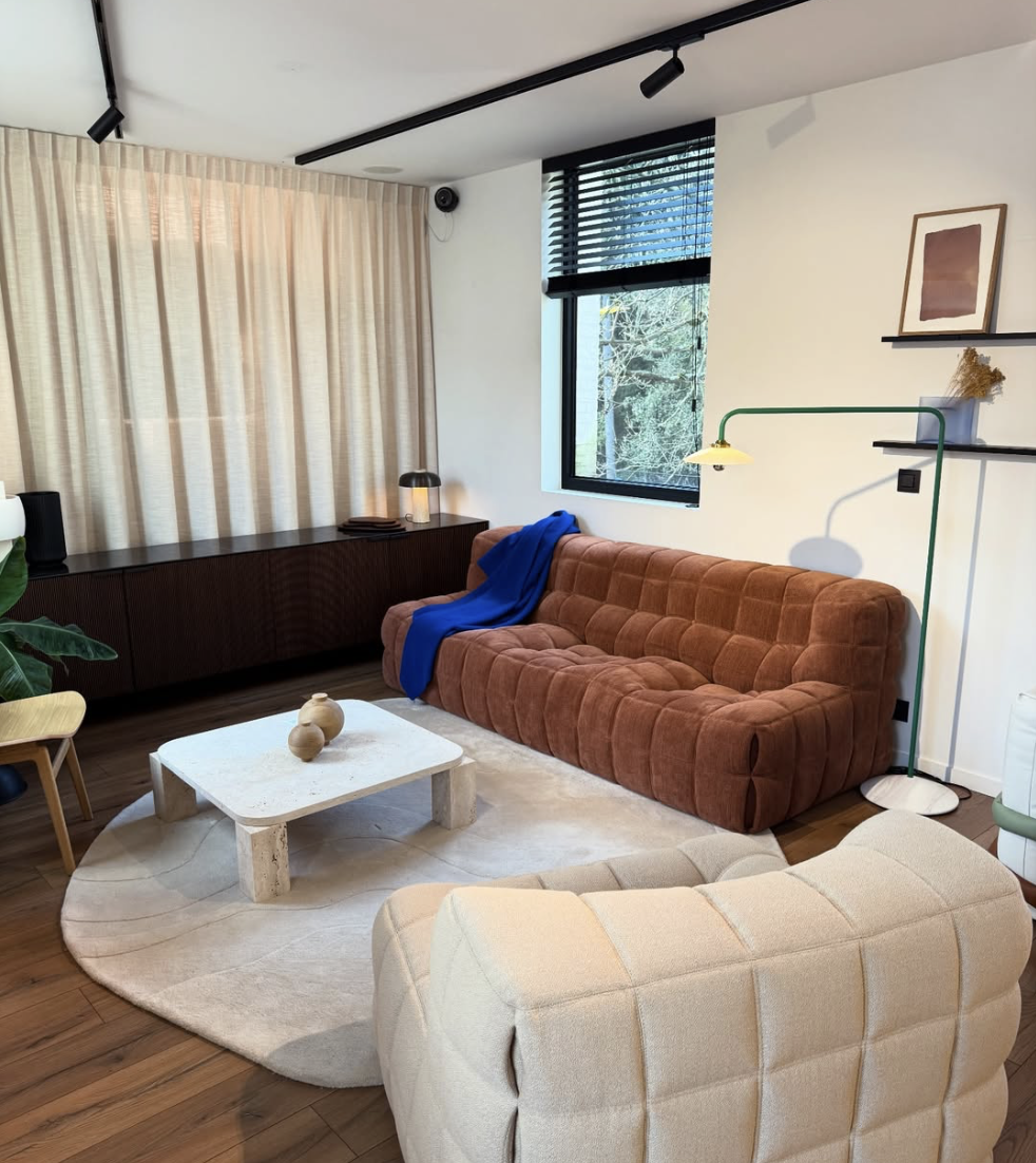 Ligne Roset Kashima Large 3-zit - Lhuis Terracotta