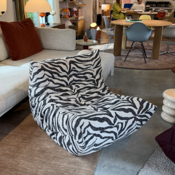 Ligne Roset Togo 1-zit fauteuil - Tablu Zèbre (0152) - LIMITED EDITION
