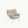 Muuto Doze Lounge Chair Low Back - tube base - Hearth 1/Grey