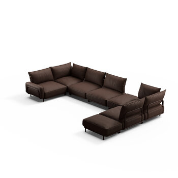 WÜNDER The Lounge - Configuration F - RAL8017/Natté Tonka