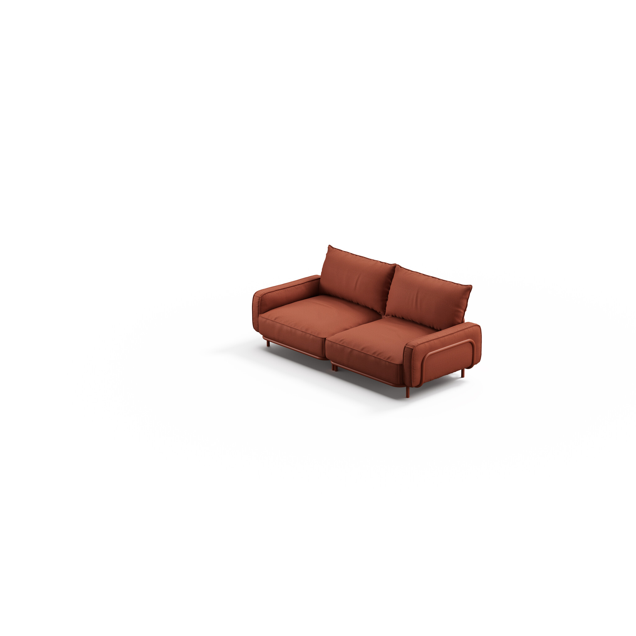 WÜNDER The Lounge - Configuration A - RAL8004/Heritage Rust