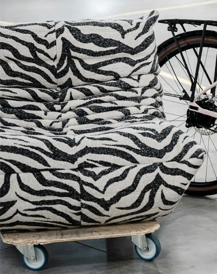Ligne Roset Togo 1-zit fauteuil - Tablu Zèbre (0152) - LIMITED EDITION