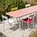 Valerie Objects Alu Set: Alu Dining Table L Pink + 6 Alu Chairs - SHOWROOMMODEL