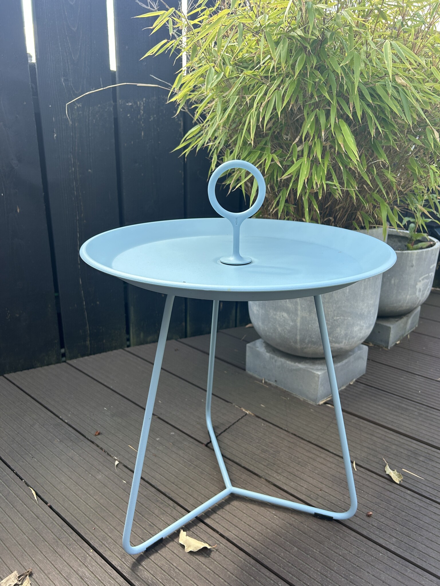 HOUE Eyelet Tray Table 45 cm Ice Blue - SHOWROOMMODEL