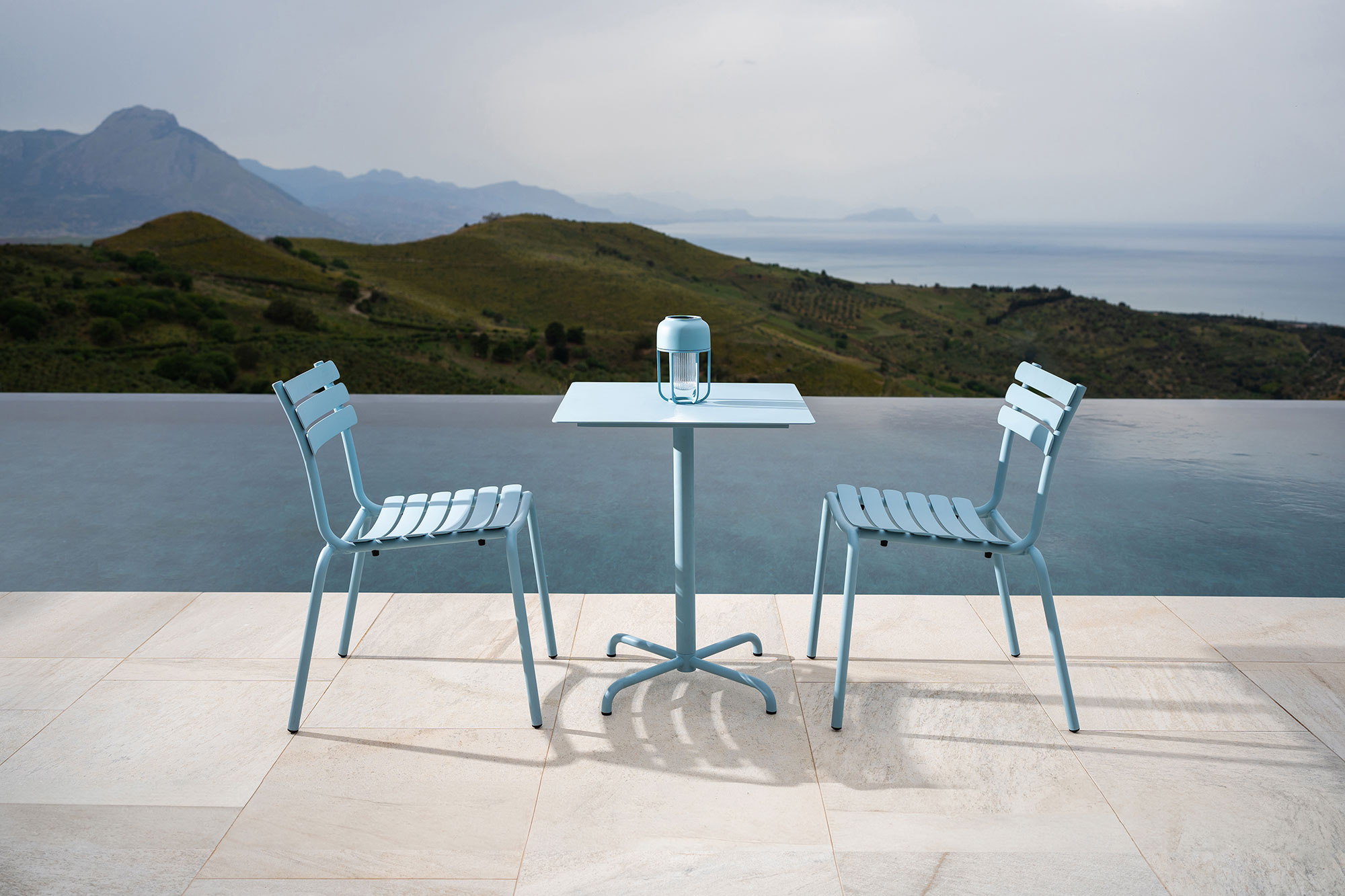 HOUE Alua Dining Armchair Ice Blue Set of 4 - SHOWROOMMODEL