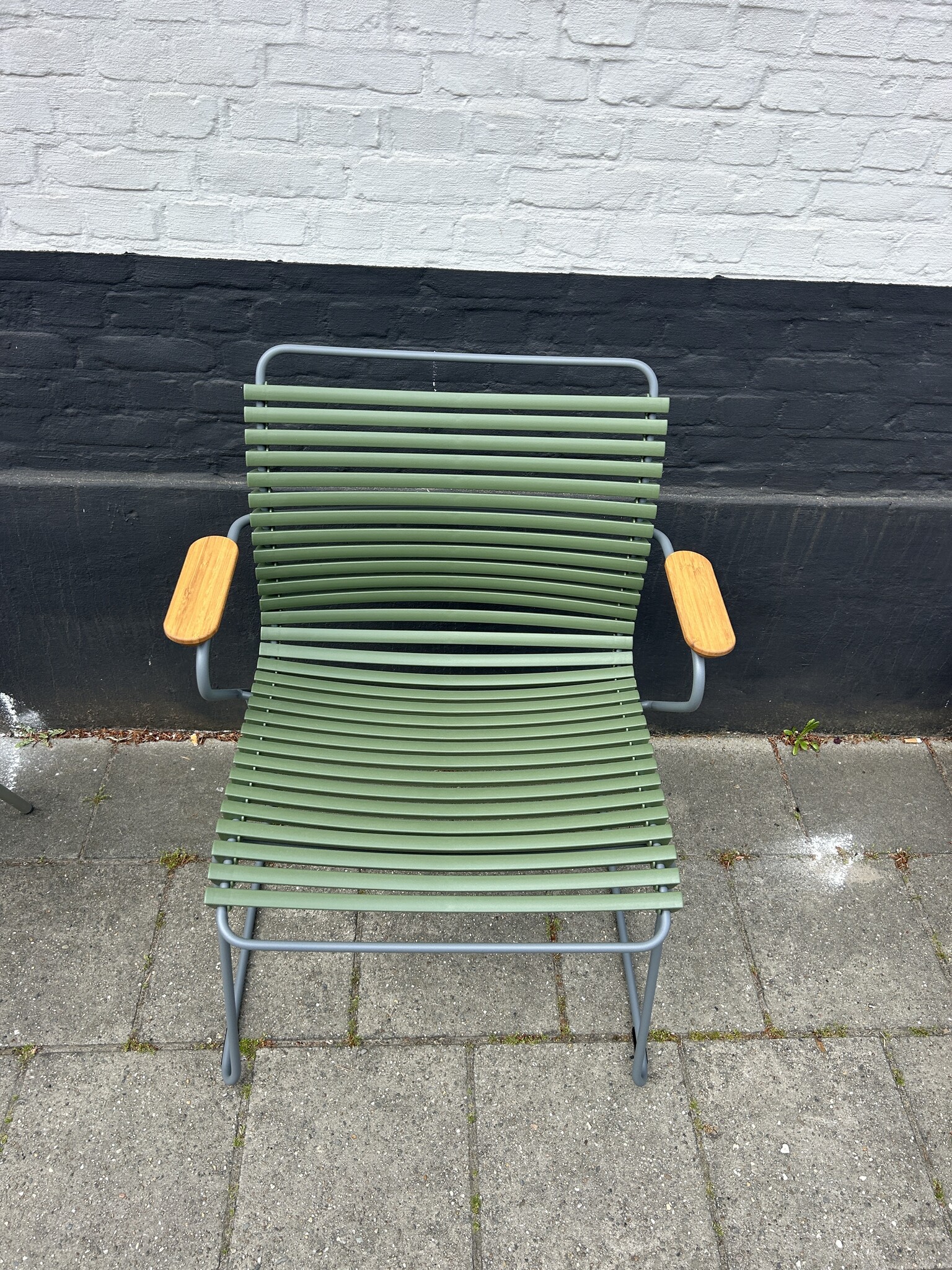 HOUE Set of 2 - Click Dining Chair with armrests Olive Green - SHOWROOMMODEL
