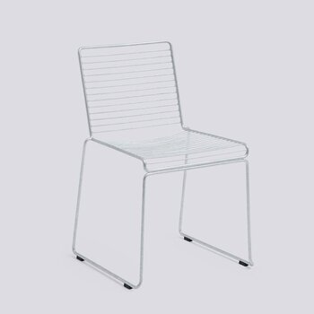 HAY Set of 2 - Hee Dining Chair Hot Galvanised - SHOWROOMMODEL