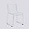 HAY Set of 2 - Hee Dining Chair Hot Galvanised - SHOWROOMMODEL