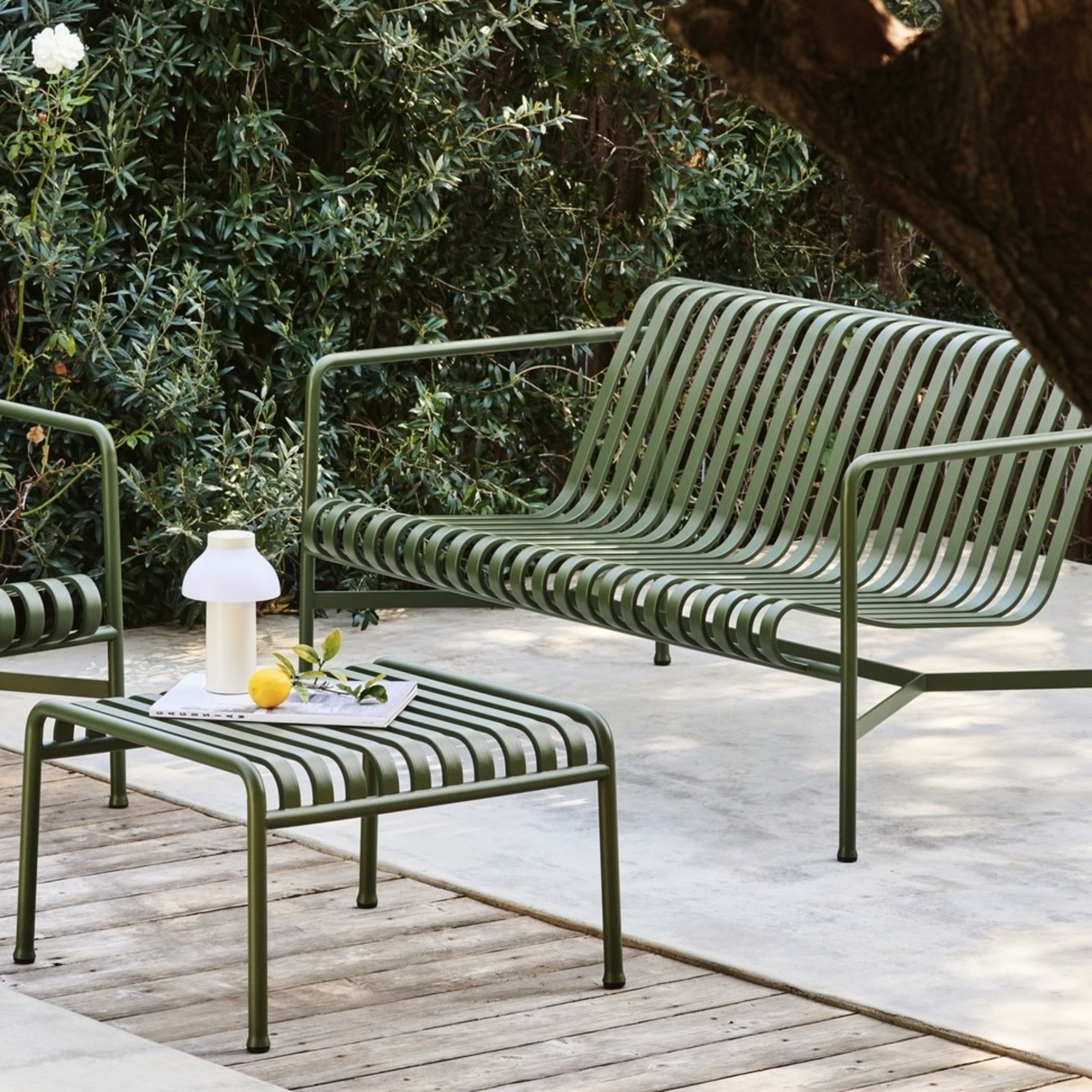HAY Palissade Lounge Sofa Olive - SHOWROOM MODEL
