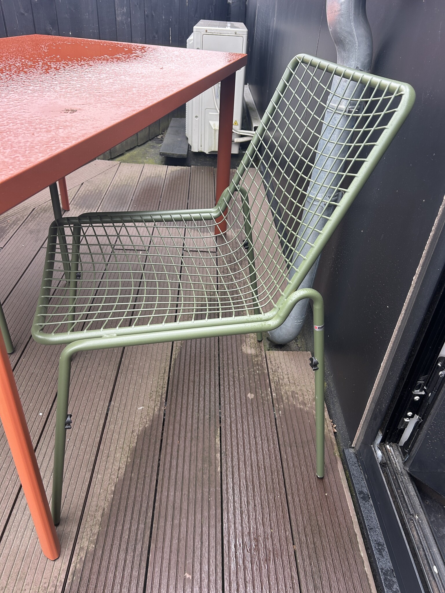 EMU Rio R50 Chair Military Green Set of 4 - SHOWROOMMODEL