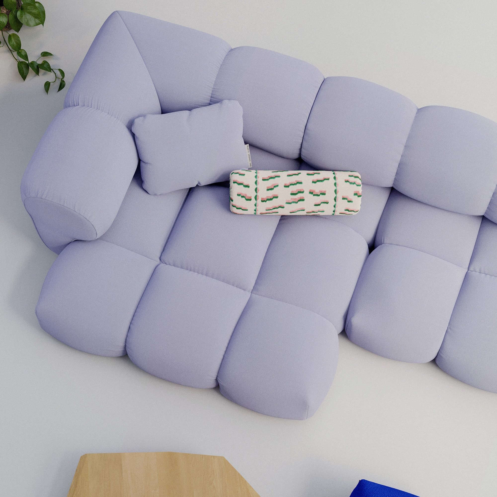 OBJEKTE UNSERER TAGE Sander Sofa Design 06 Max - Vidar 0723 Lilac Blue - SHOWROOMMODEL
