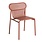 Petite Friture Set of 4: Week-end Garden chair Terracotta - SHOWROOMMODEL