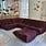 Ligne Roset Togo Configuration tillborg - Alcantara Bordeaux - SHOWROOMMODEL