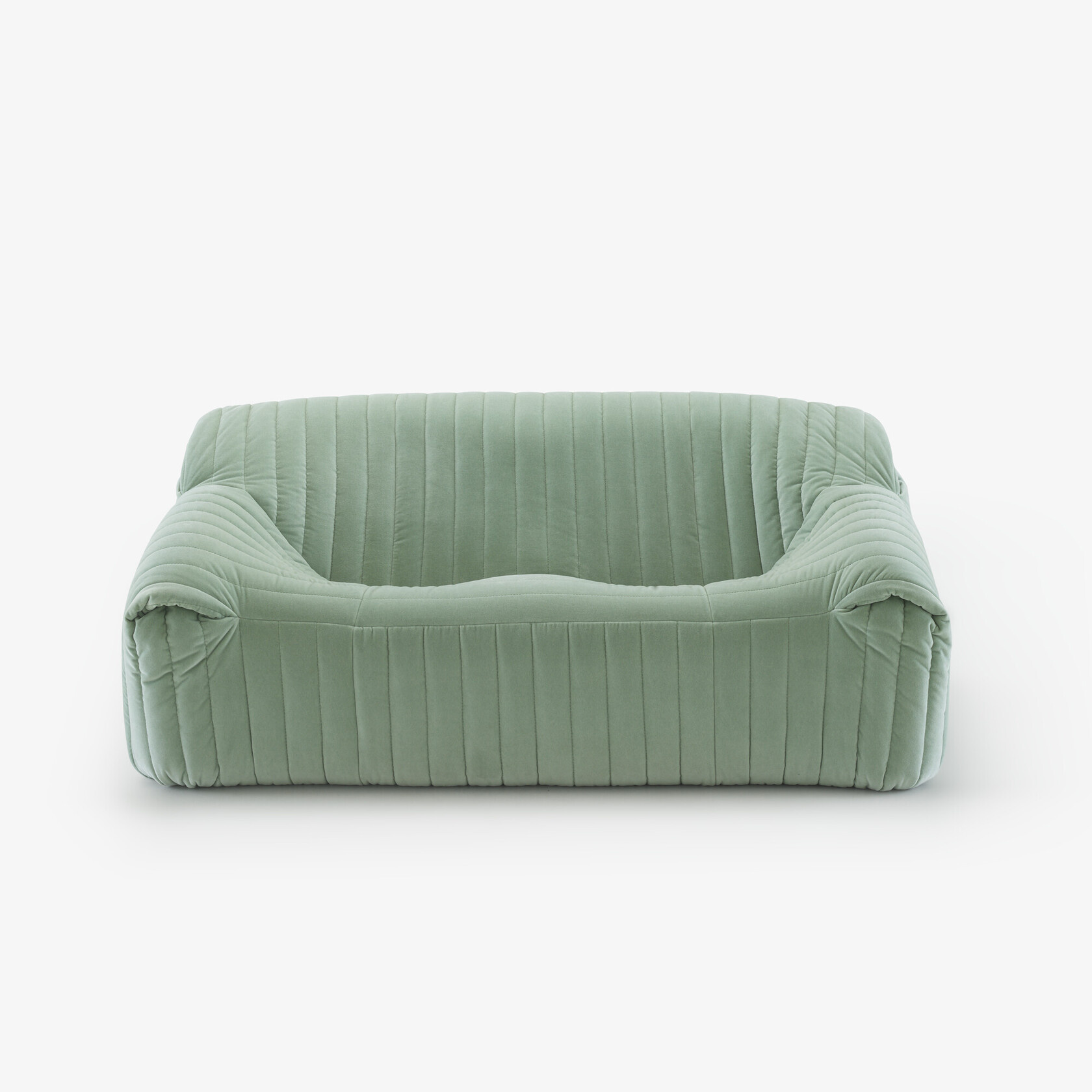 Ligne Roset Sandra Medium 2-zit met Lendekussen - Laco Céladon - SHOWROOMMODEL