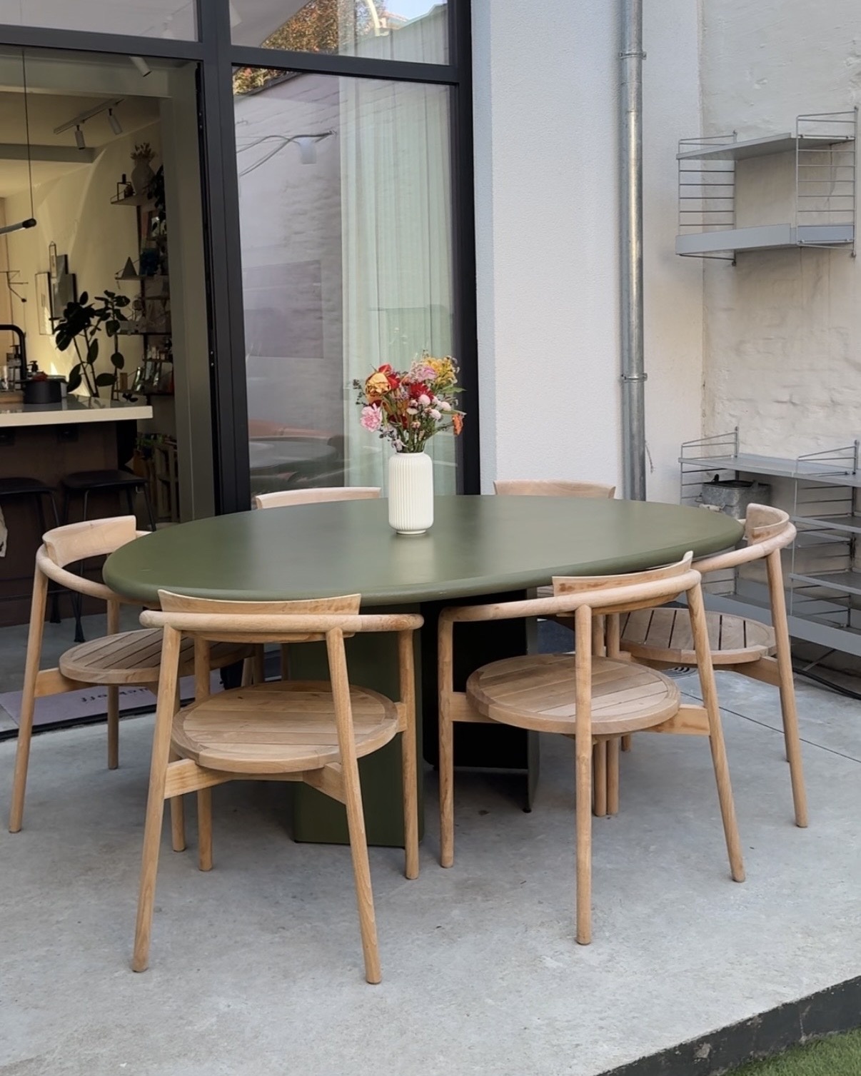TOOON by Toon De Somer Edo outdoor - teak - set van 6 - SHOWROOMMODEL