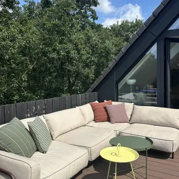 WÜNDER The Lounge - Configuratie Tillborg - RAL8017 (Chocolate Brown) - Heritage Papyrus