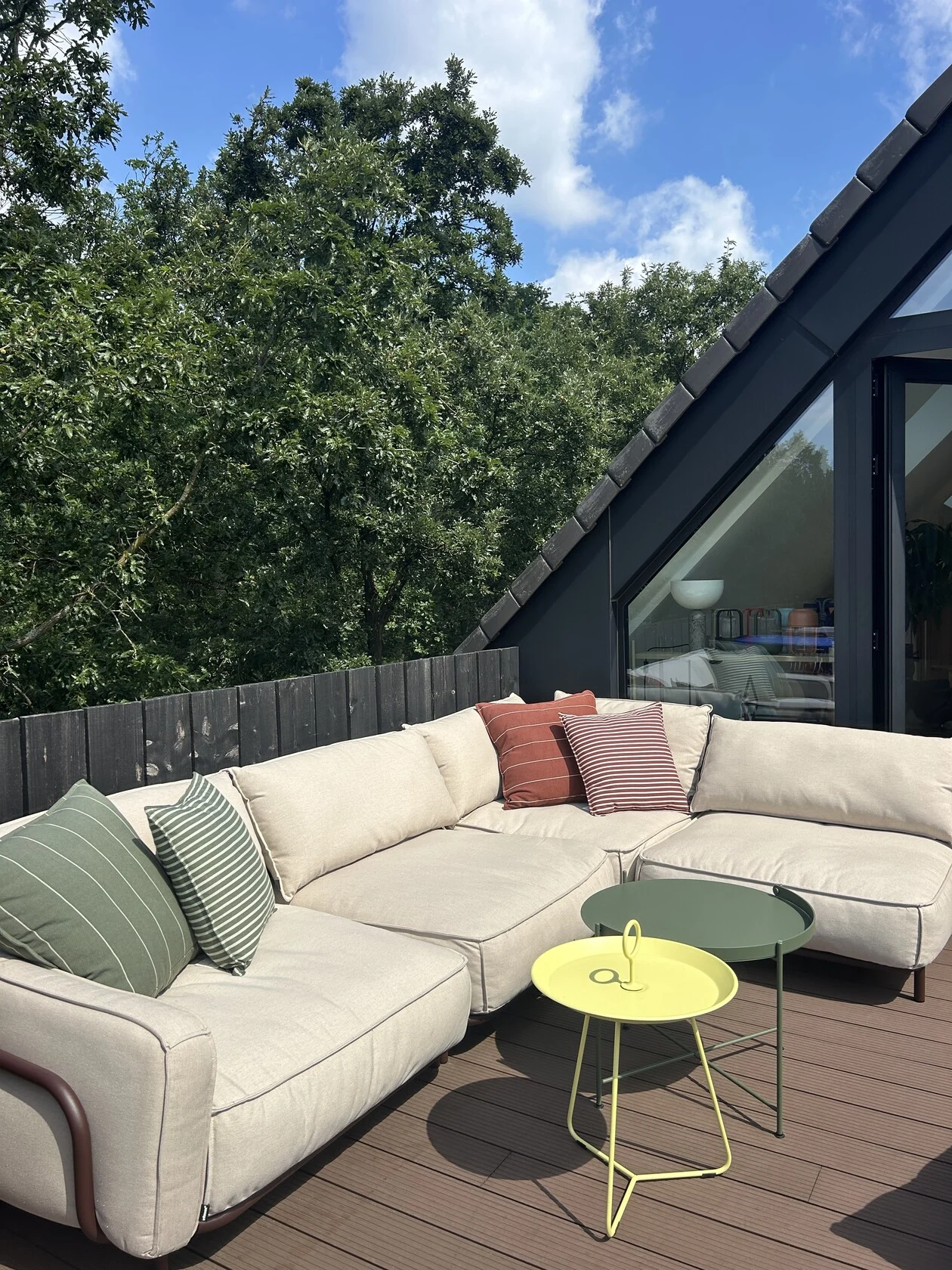 WÜNDER The Lounge - Configuratie Tillborg - RAL8017 (Chocolate Brown) - Heritage Papyrus