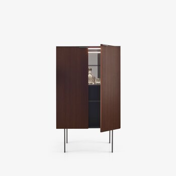 Ligne Roset Selvans Barmeubel 2 Deuren - Walnoot/Keramiek
