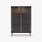 Ligne Roset Selvans Vitrinekast 3 legplanken - Walnoot/Keramiek