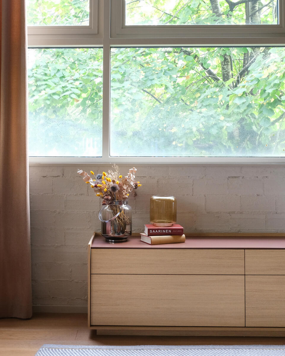 Treku Treku AURA Configuratie - 195 x 48 x 53 cm - Tobacco Oak + Indian