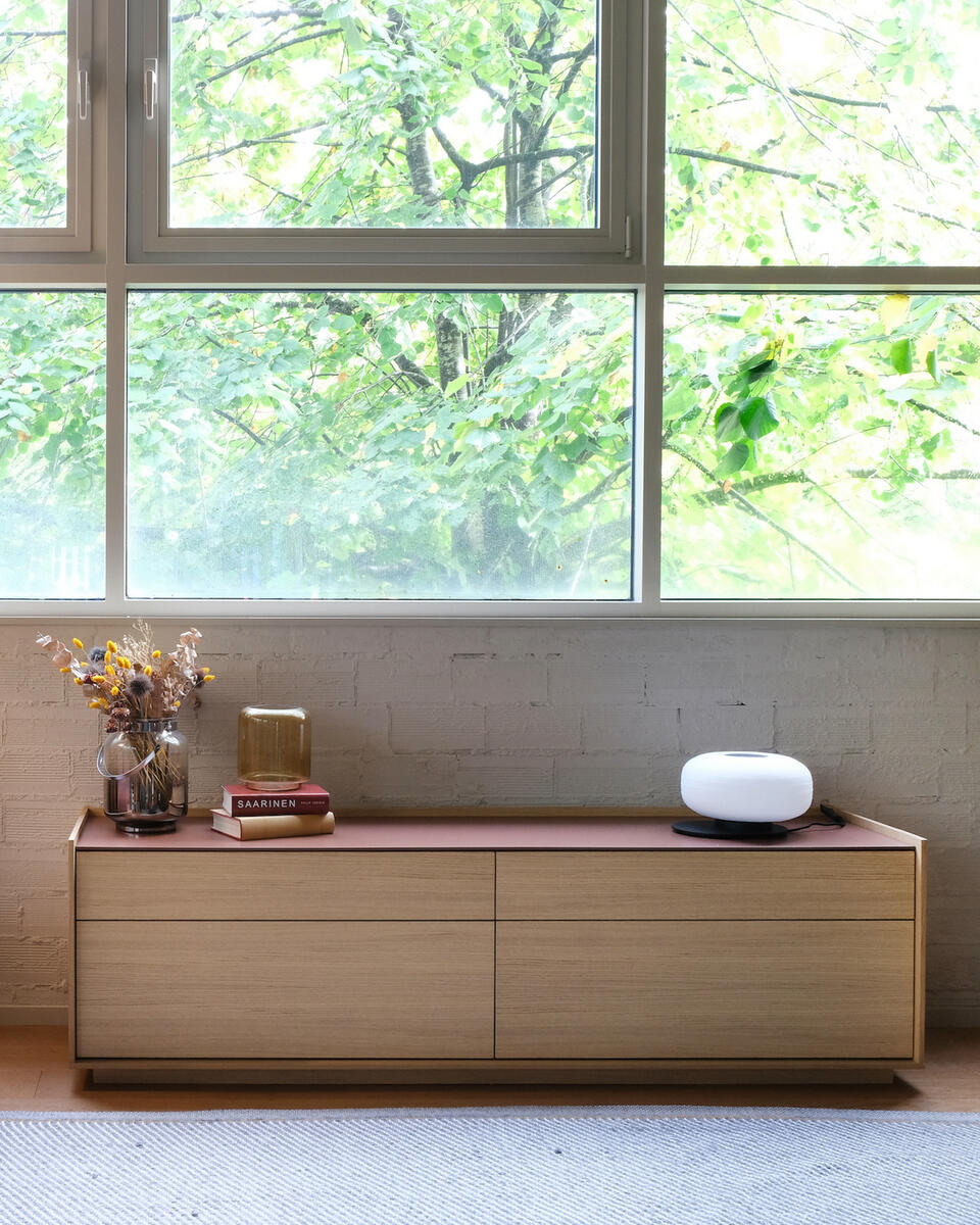 Treku Treku AURA Configuratie - 195 x 48 x 53 cm - Tobacco Oak + Indian