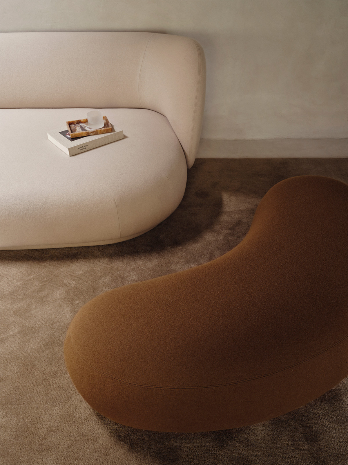 Ferm Living Rico Lounger Ottoman - Tonus/Sugar Kelp