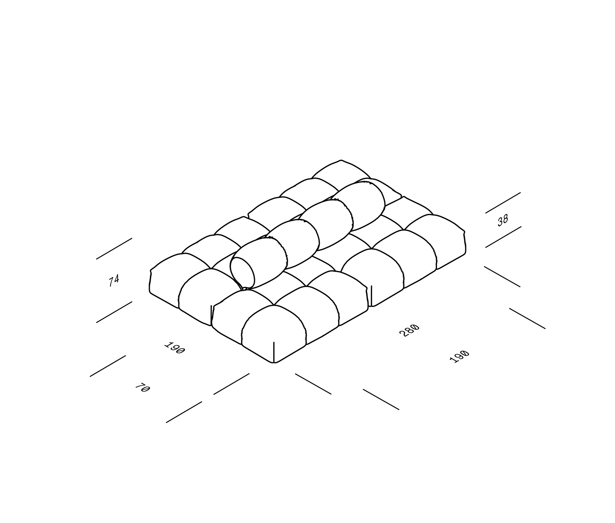 OBJEKTE UNSERER TAGE Sander Sofa Design 11
