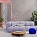 OBJEKTE UNSERER TAGE Sander Sofa Design 06 Max - Vidar 0723 Lilac Blue - SHOWROOMMODEL
