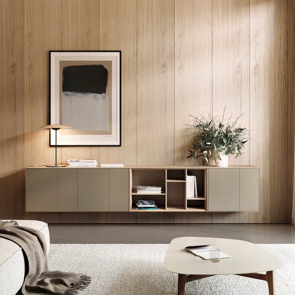 Treku Treku LAUKI Configuratie - 288 x 54 x 37 cm - Tobacco/Onix