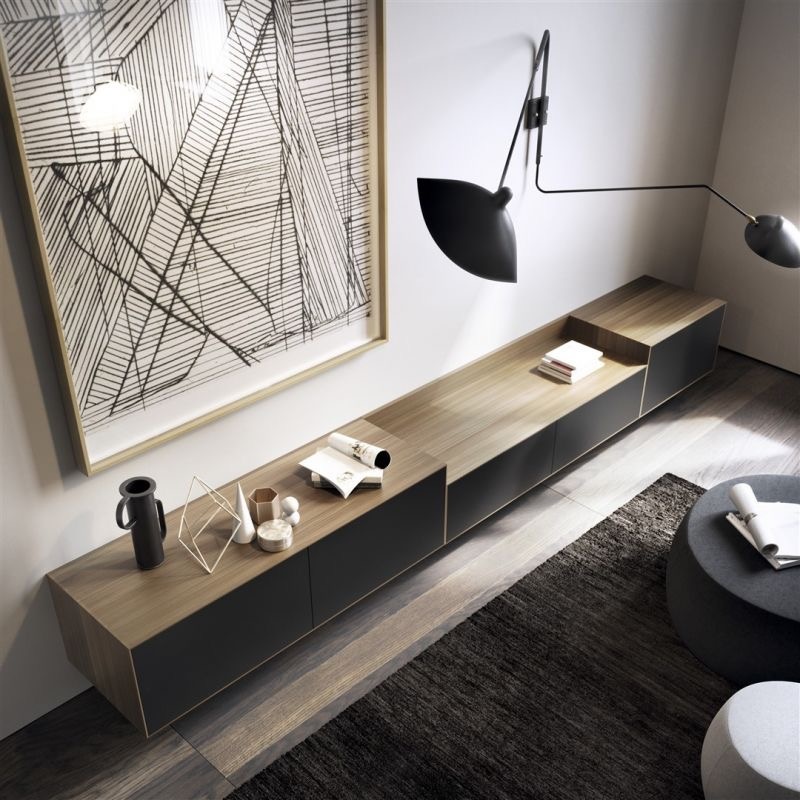 Treku Treku LAUKI Configuratie - 320 x 36 x 37 cm - Organic Oak/Graphite