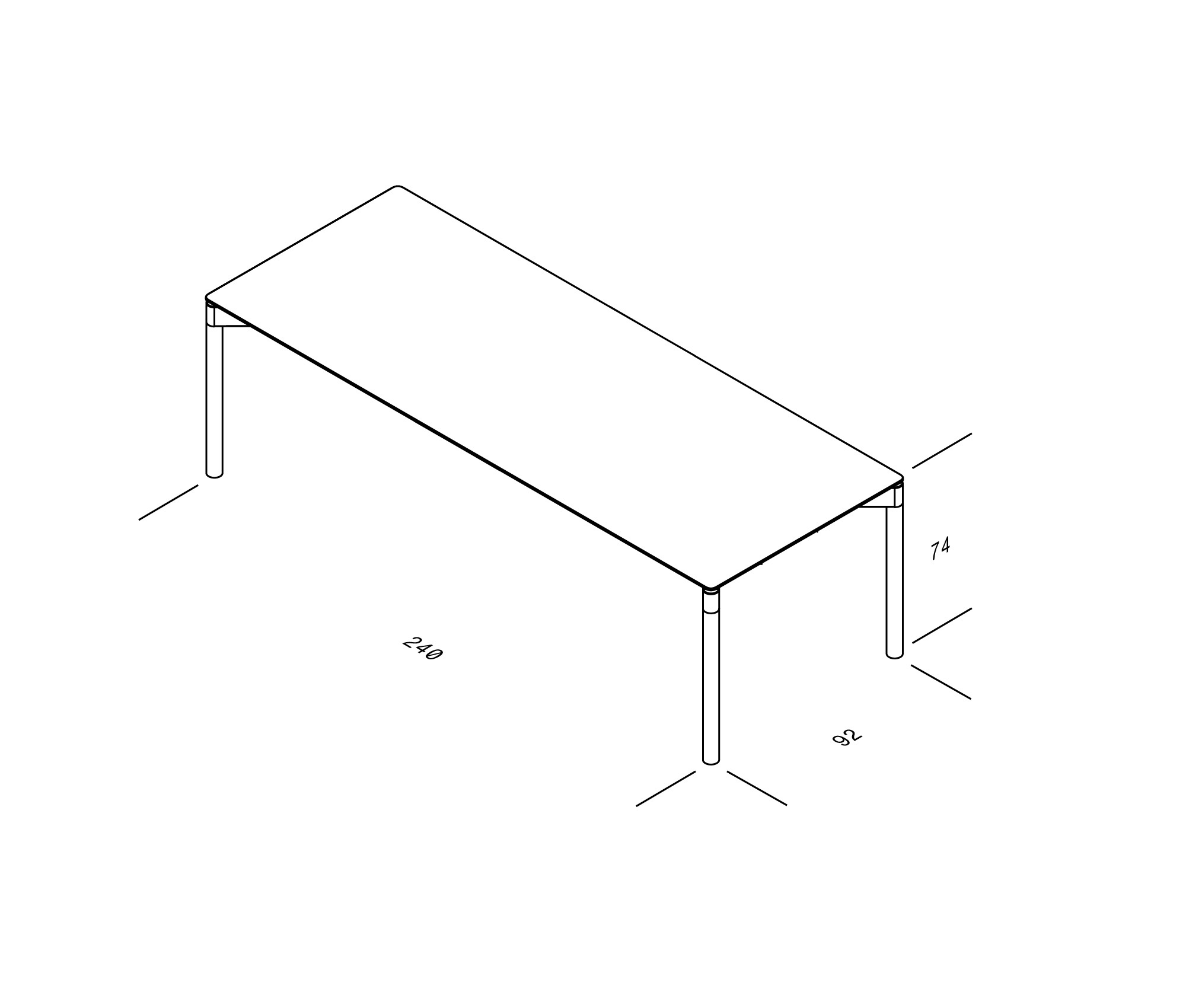OBJEKTE UNSERER TAGE Wedekind Table 240