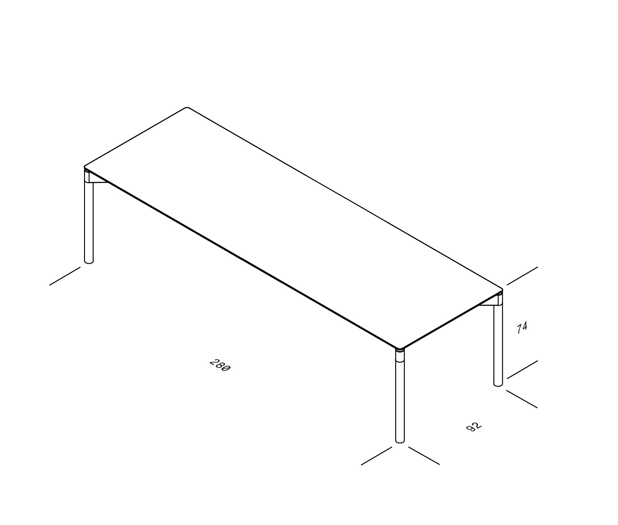 OBJEKTE UNSERER TAGE Wedekind Table 280