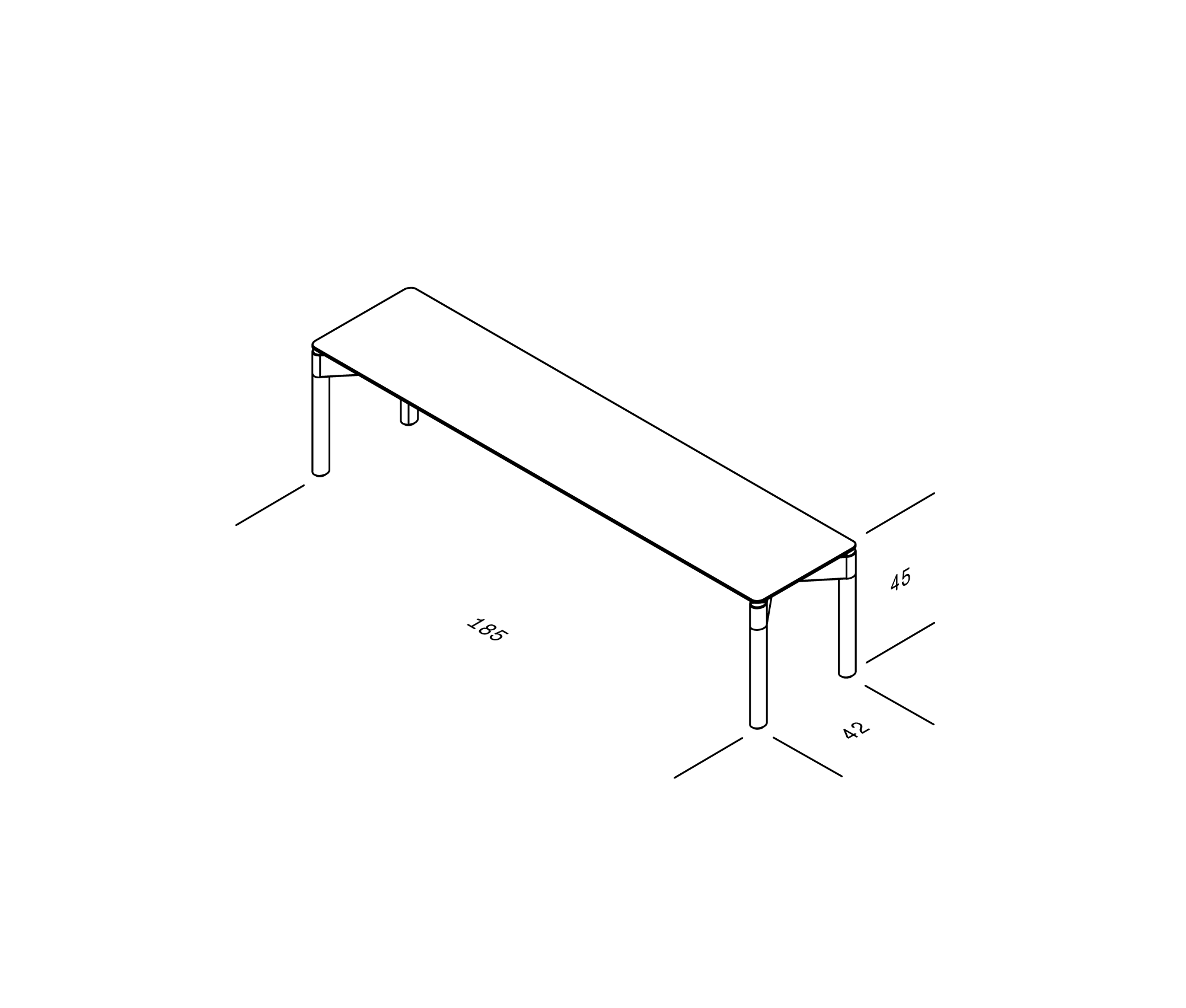 OBJEKTE UNSERER TAGE Wedekind Bench 185