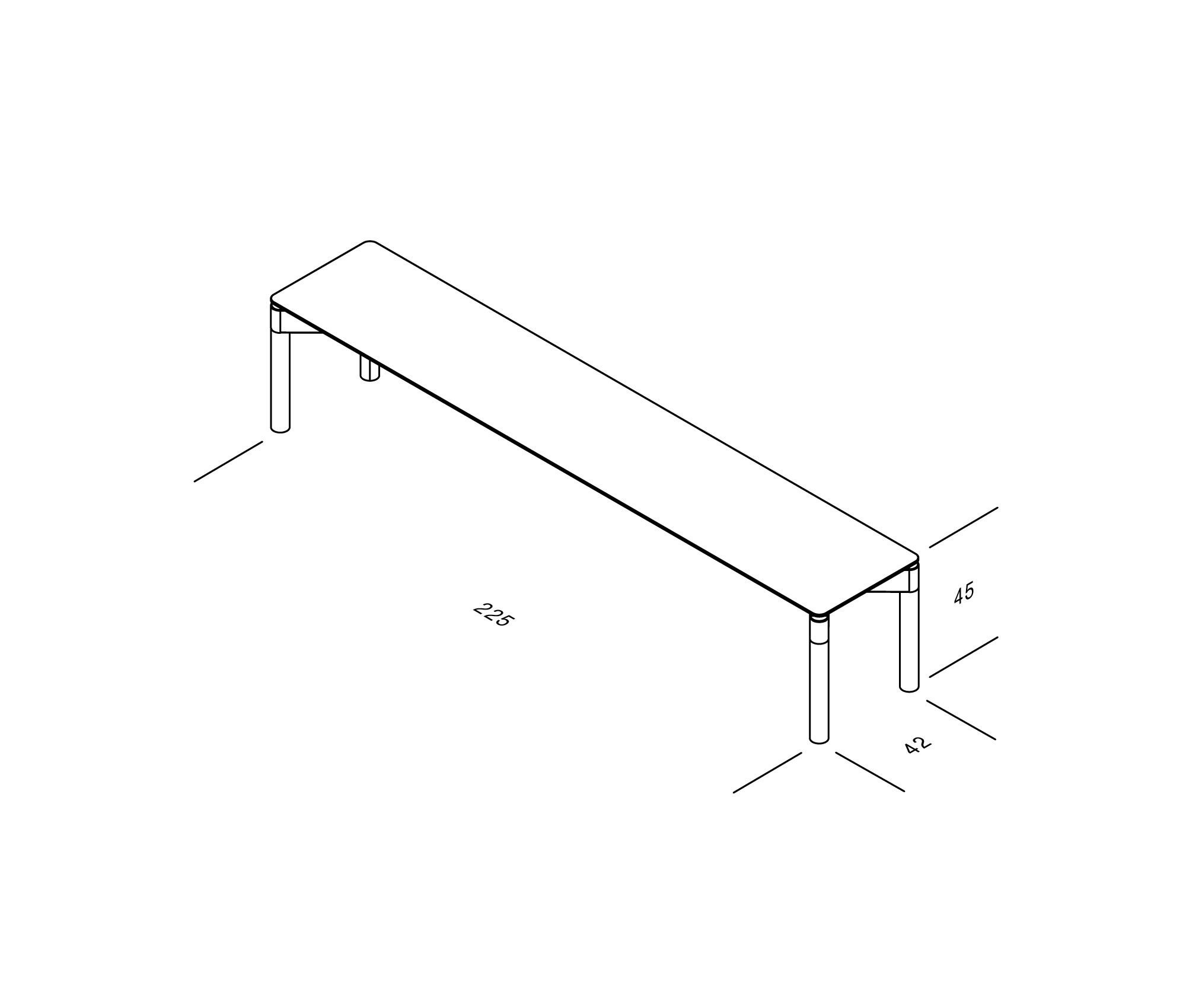 OBJEKTE UNSERER TAGE Wedekind Bench 225