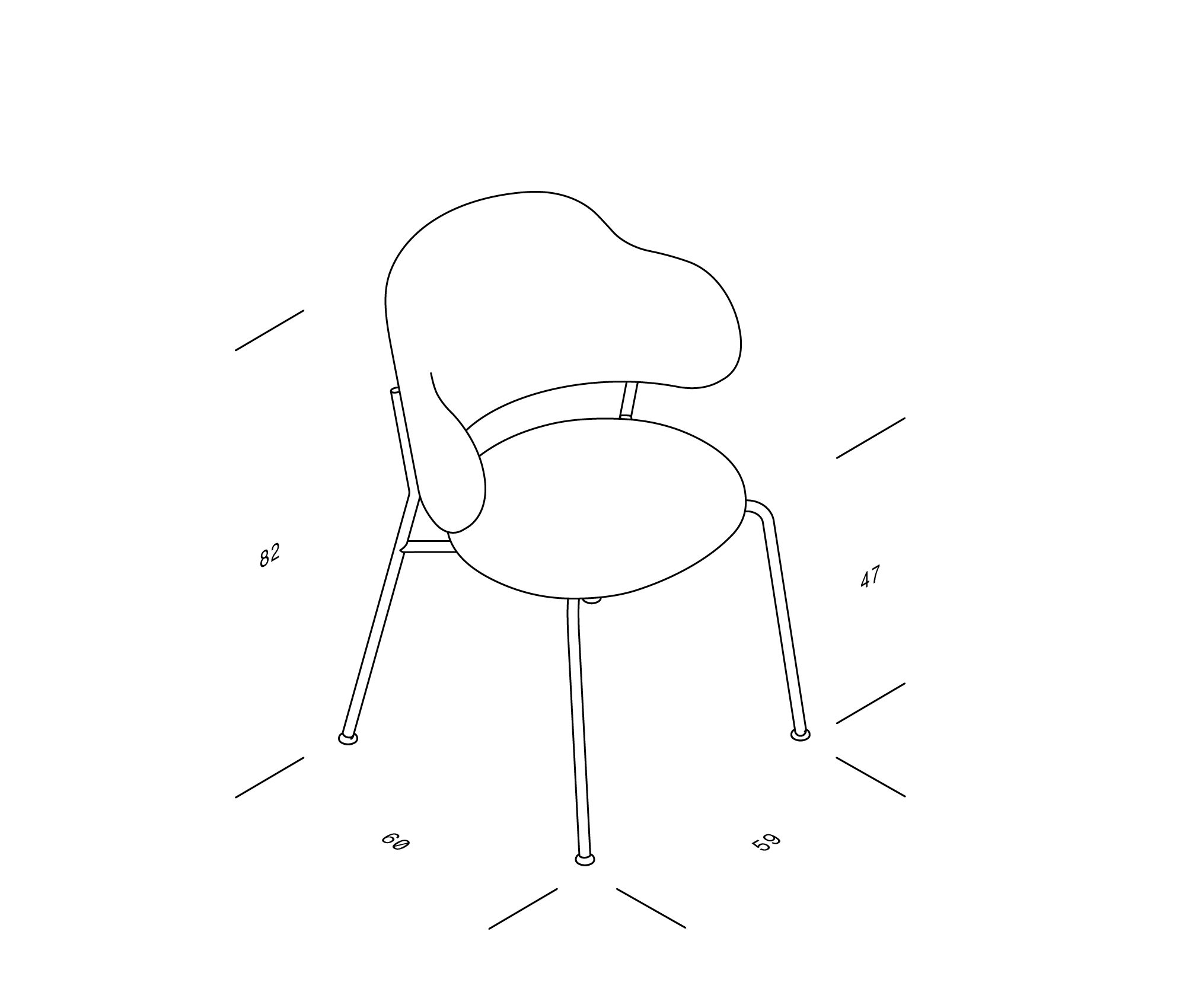 OBJEKTE UNSERER TAGE Wagner 26 Dining Chair