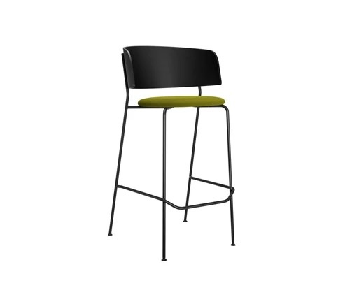 OBJEKTE UNSERER TAGE Wagner Bar Stool Upholstered