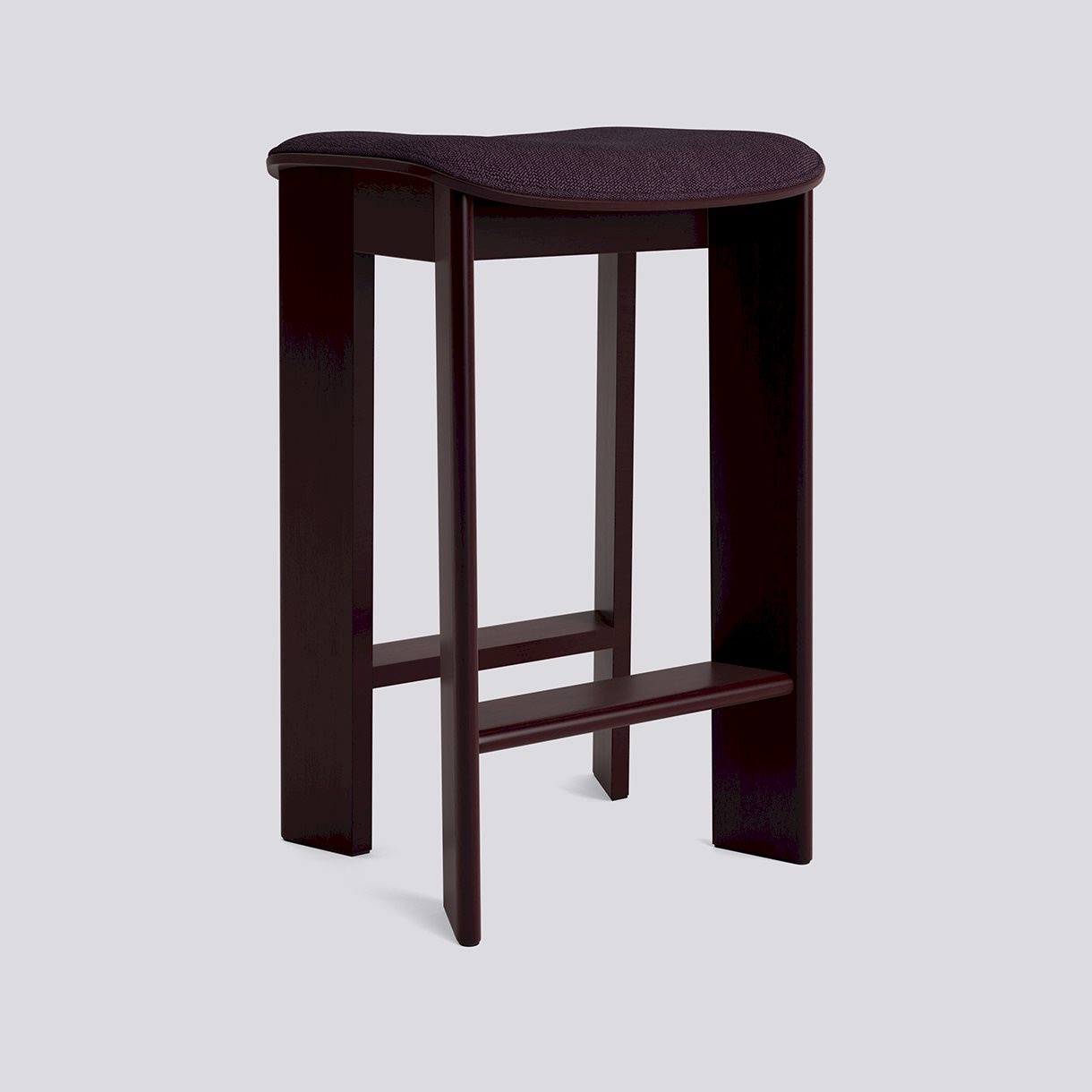 HAY Chisel 30 Bar Stool Low Upholstered