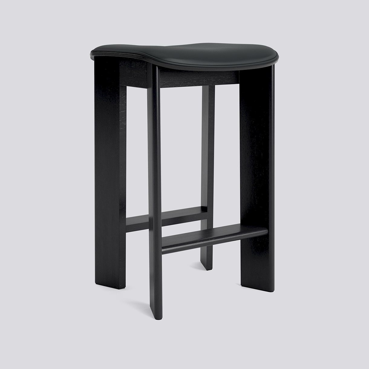 HAY Chisel 30 Bar Stool Low Upholstered