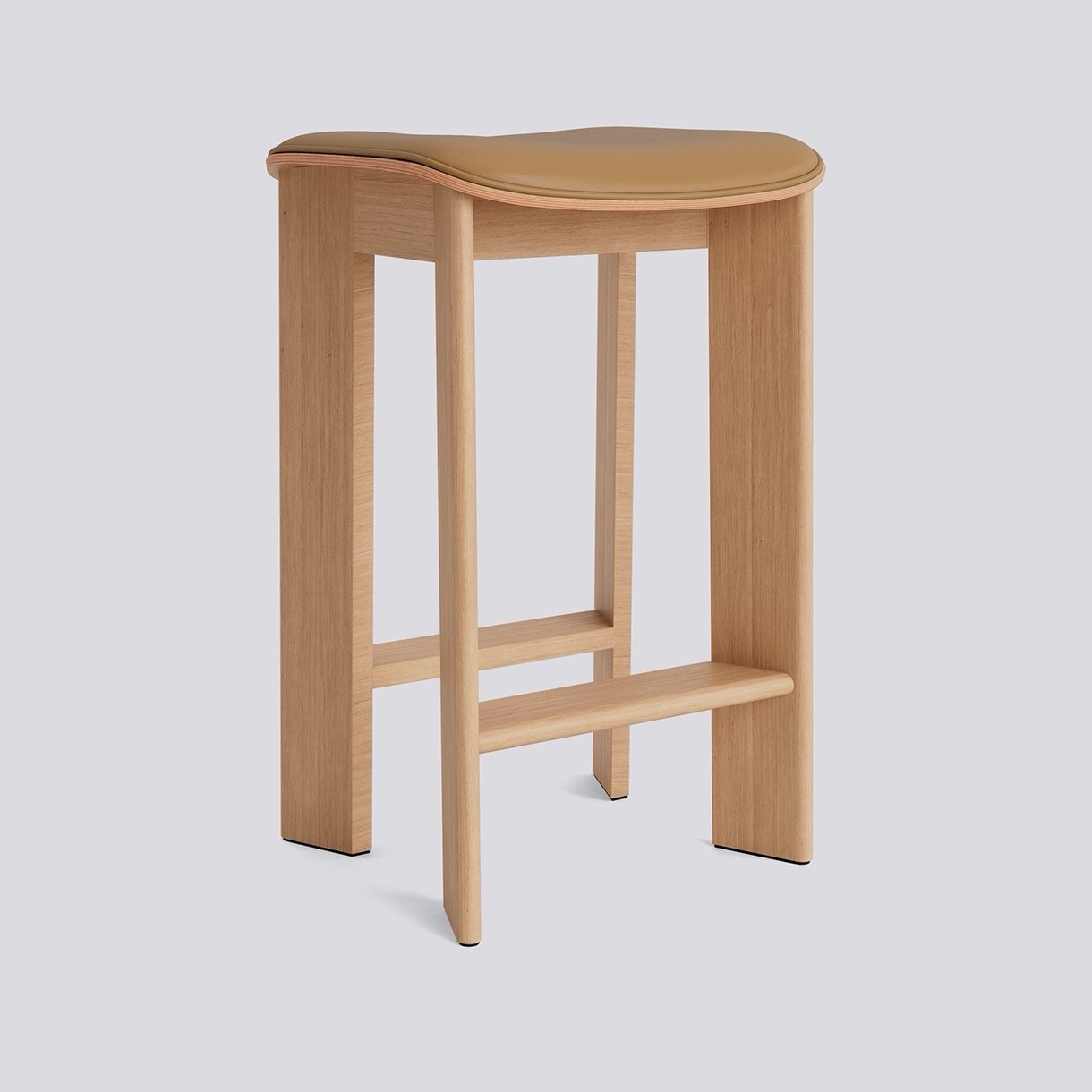 HAY Chisel 30 Bar Stool Low Upholstered