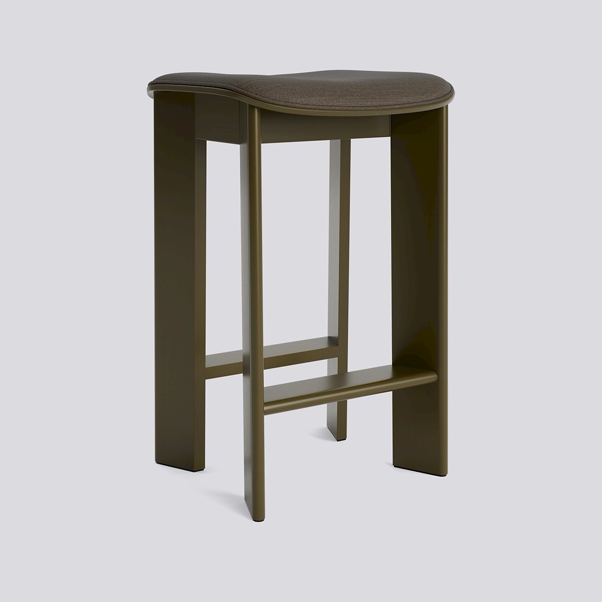 HAY Chisel 30 Bar Stool Low Upholstered