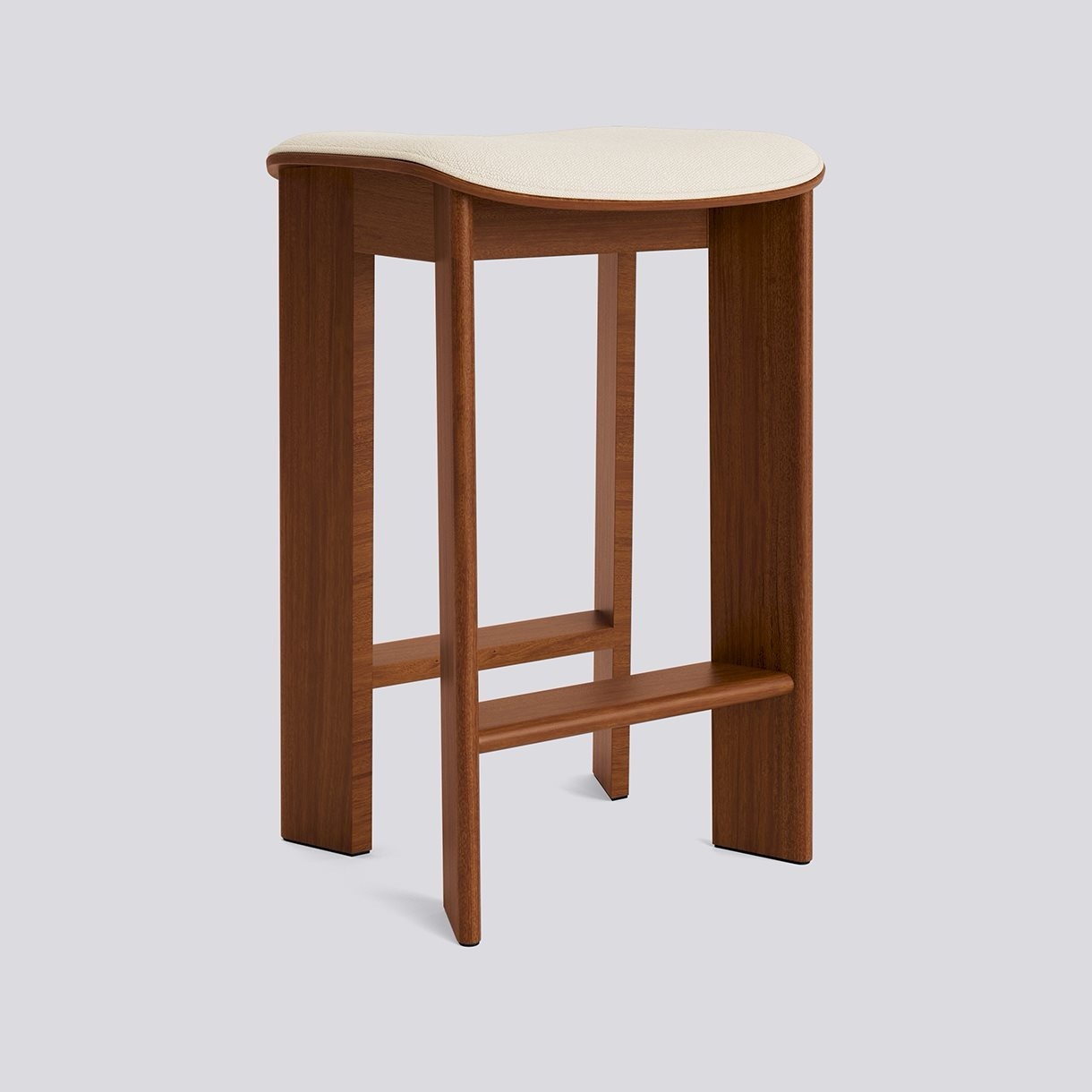 HAY Chisel 30 Bar Stool Low Upholstered